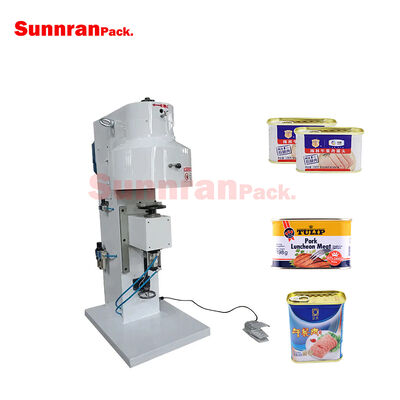 Semi Automatic Seaming Machine Rectangular Can Seamer for Canned Meat Fish