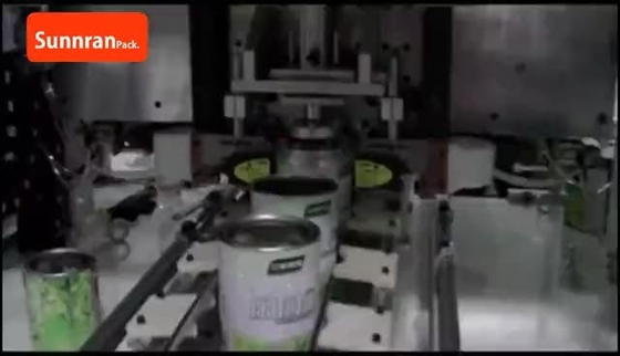 Small Round Tin Can Making Machine 35CPM Automatic For 1L Paint Can
