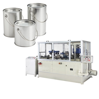Small Round Tin Can Making Machine 35CPM Automatic For 1L Paint Can