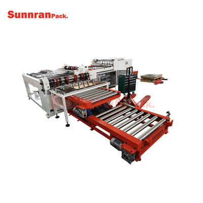 Máy cắt gấp đôi để làm hộp hình vuông & thùng