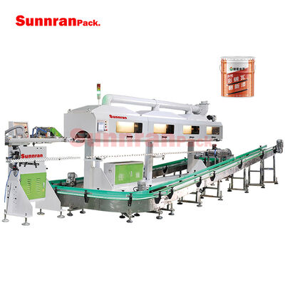 Dây chuyền sản xuất thân thùng phuy 18-20L hoàn toàn tự động với tốc độ 55 lon/phút