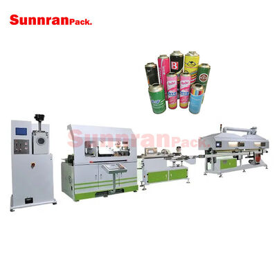 Dây chuyền hàn lon khí nén tự động hoàn toàn với công suất 300 lon/phút, tốc độ hàn 40m/phút