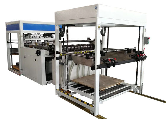 Máy xả cuộn tự động một trạm để cắt phôi thân lon, máy xả tôn