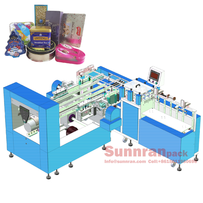Máy làm hộp thiếc tự động 50cpm Giấy chứng nhận CE cho hộp thiếc trang trí