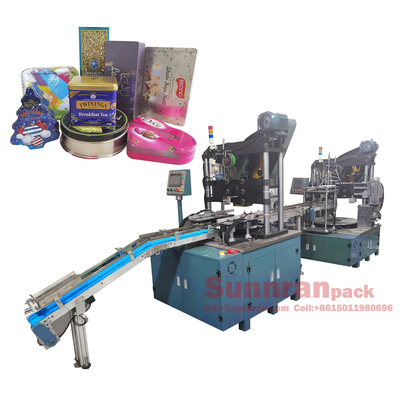 Máy làm hộp thiếc trang trí cho giấy chứng nhận CE 40CPM có thể 200mm