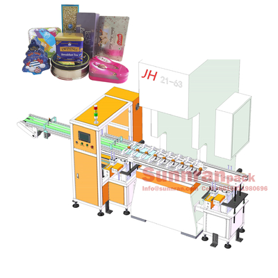 Giấy chứng nhận CE Dây chuyền sản xuất máy làm thiếc 3800x1300x1800mm Szie